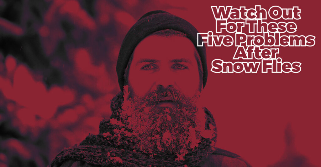 Watch out for these 5 problems after snow flies